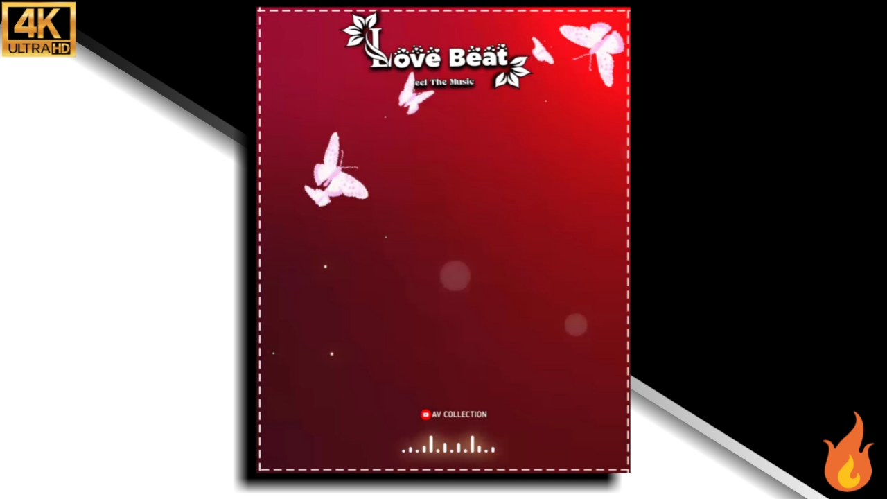 Love Beat Portrait Size Avee Player Templete